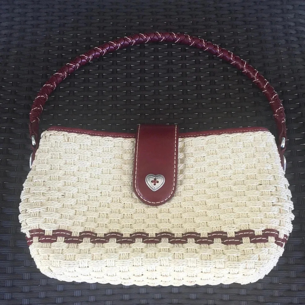 Brighton Woven‎ Jute Basket Purse